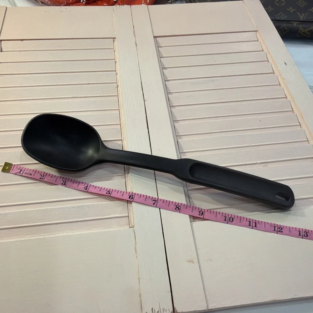 Pampered Chef‎ Black Nylon Solid Basting Serving Spoon #2349 Heat Resistant USA